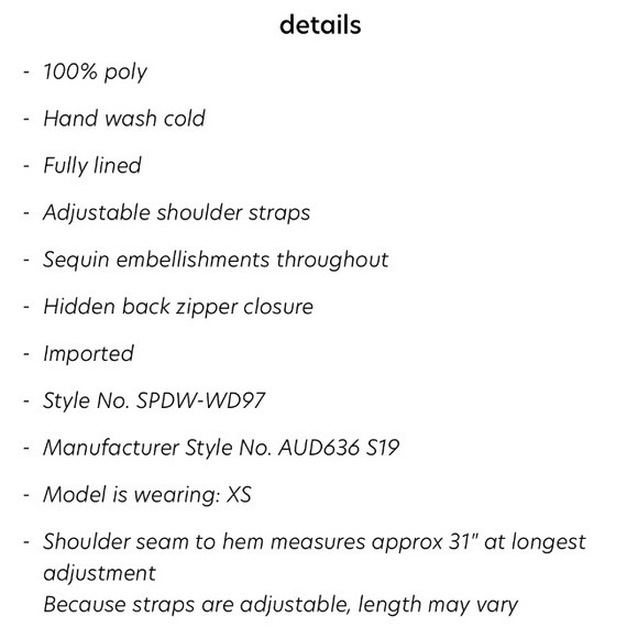 NWT White Sequin Superdown Dress - Picture 8 of 9